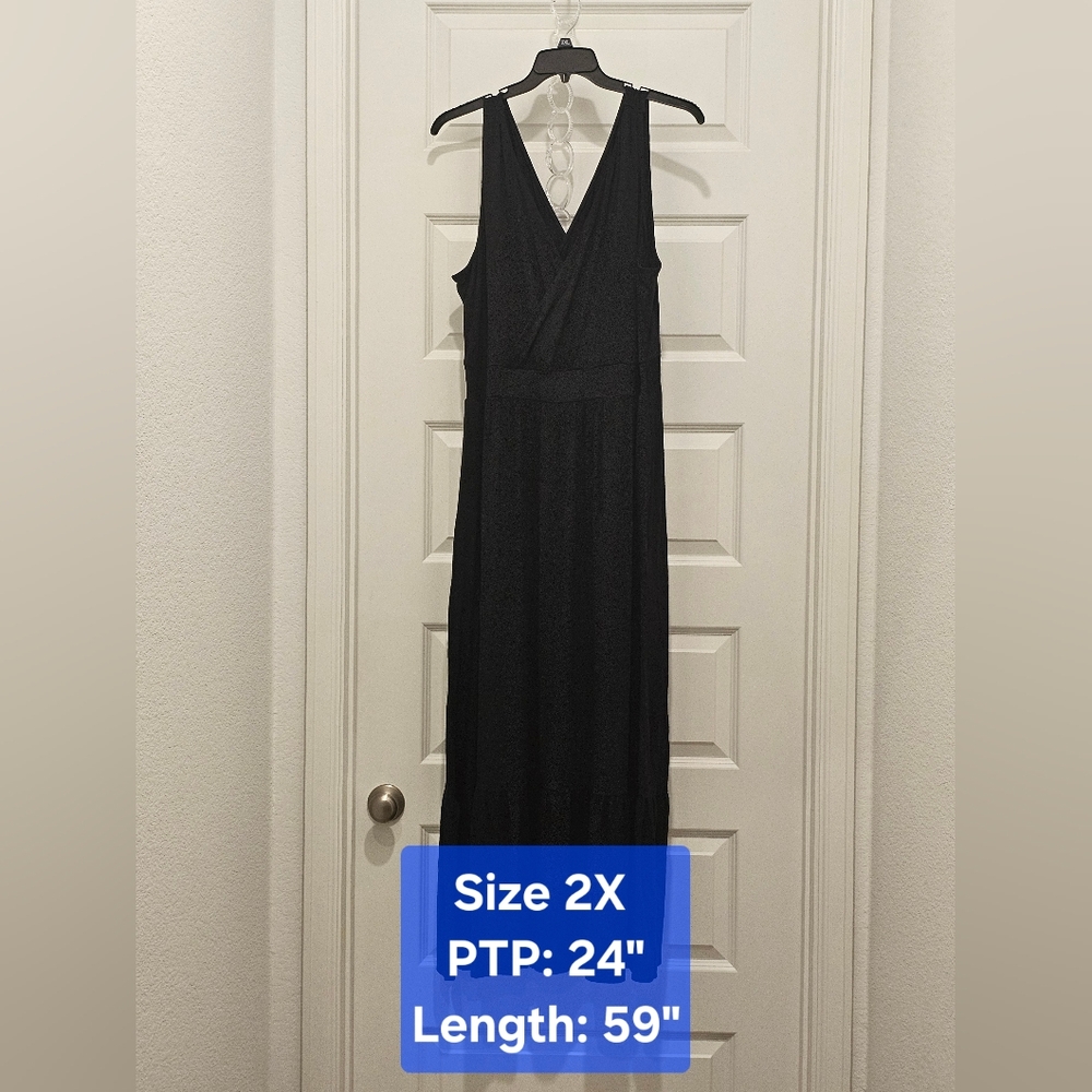 Ava & Viv Sleeveless Maxi Dress, EUC, Size 2X